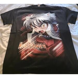 inuyasha vintage  style t shirt anime rap tee size xl akira